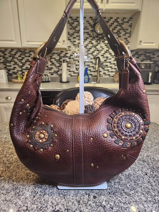 Coach Handbags - Coach Vintage Mia Studded Soho Leather Hobo Bag (Style Number 10063)